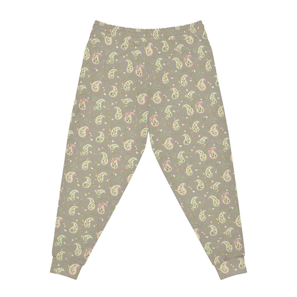 Thumbnail: Plant Life Collection Athletic Joggers — Avia Aree Botanical Paisley  Print