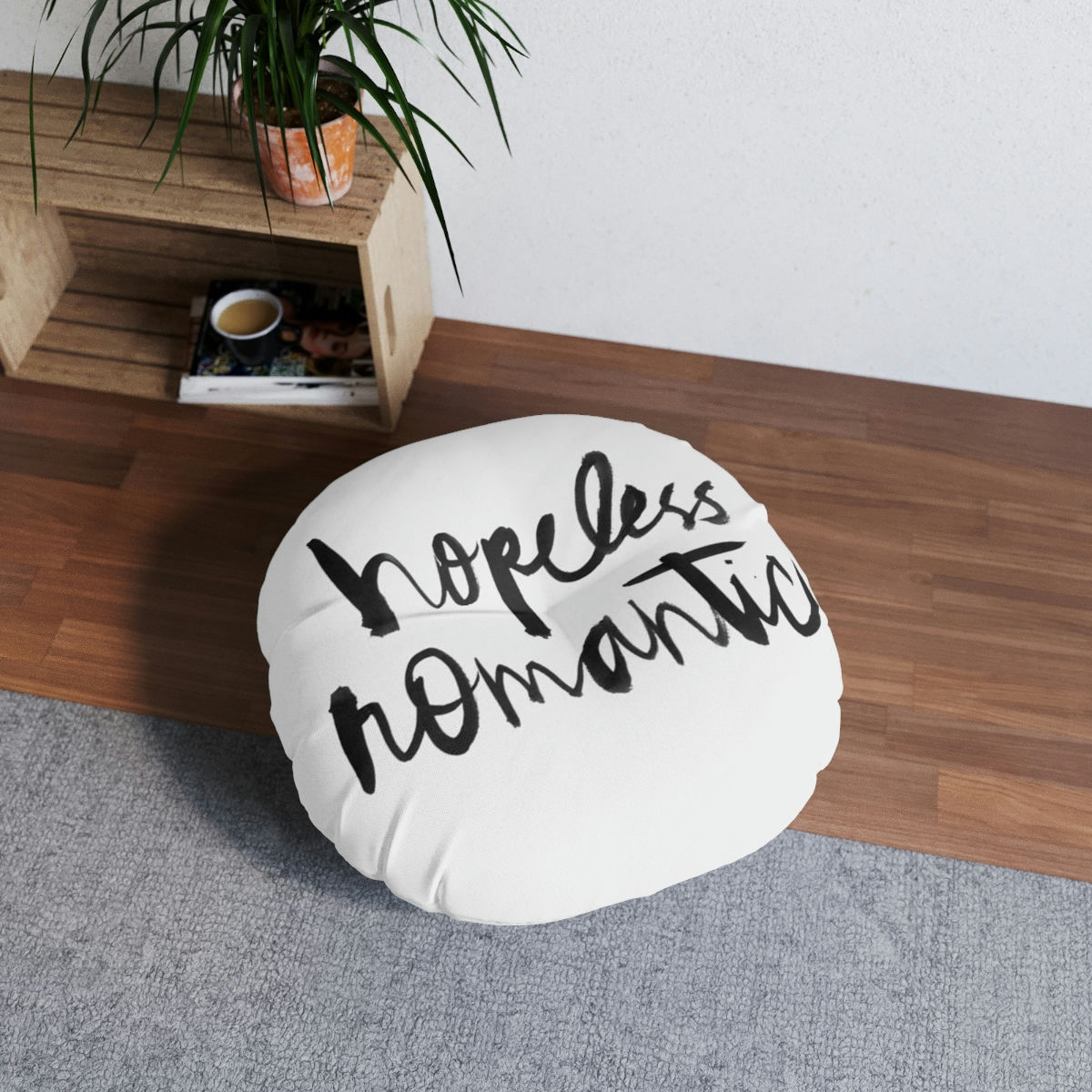 Tufted Floor Pillow, Round