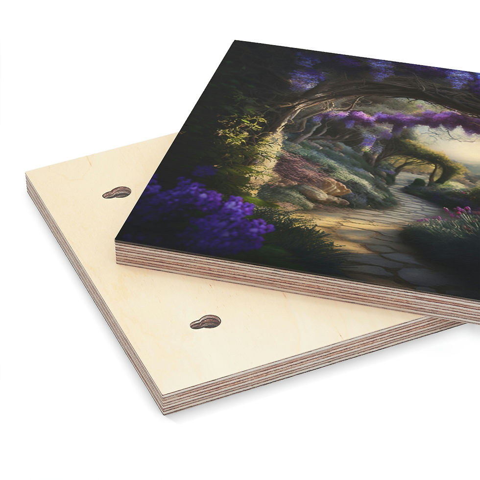 Thumbnail: Blooming Spa Wood Canvas