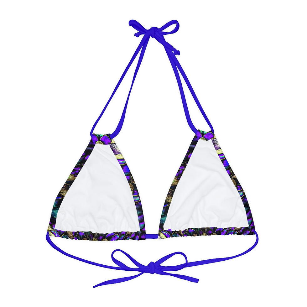 Thumbnail: Strappy Triangle Bikini Top