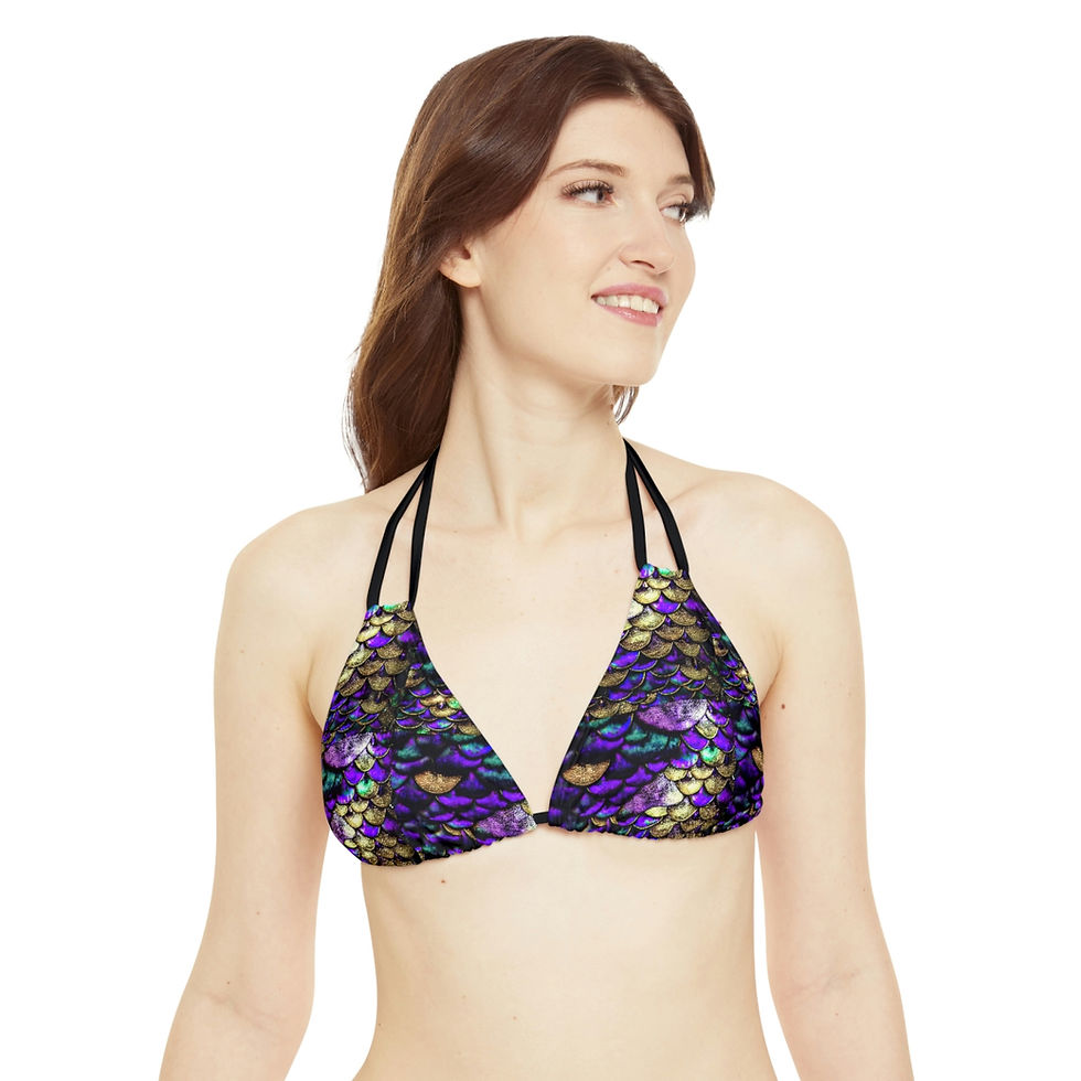 Thumbnail: Strappy Triangle Bikini Top