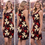 Thumbnail: Cream & Red Tessellations All-Over Print Racerback Dress