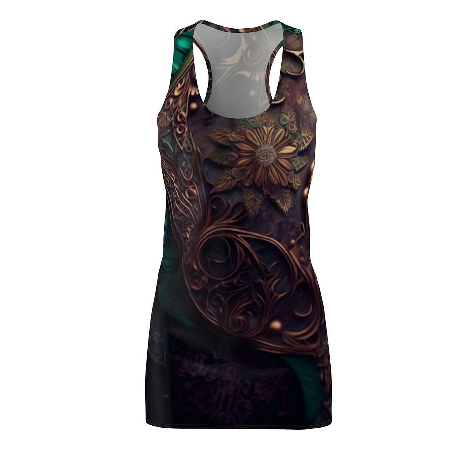 Thumbnail: Bohemian Women's Cut & Sew Racerback Dress
