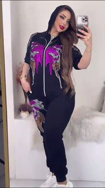 Thumbnail: Open Hand Rehinestone Track Suit 