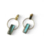 Labradorite Deco Earrings