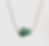Freeform Emerald Necklace