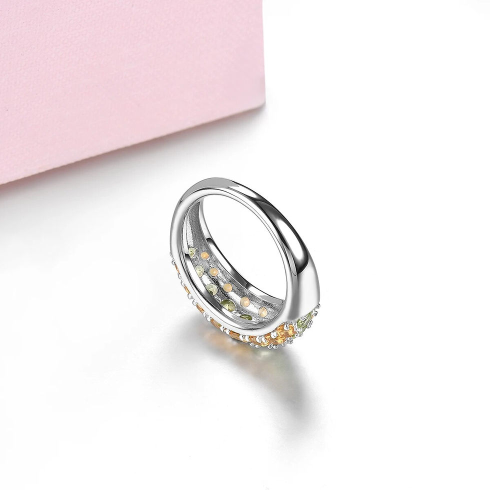 Thumbnail: Cielo Peridot Citrine Ring