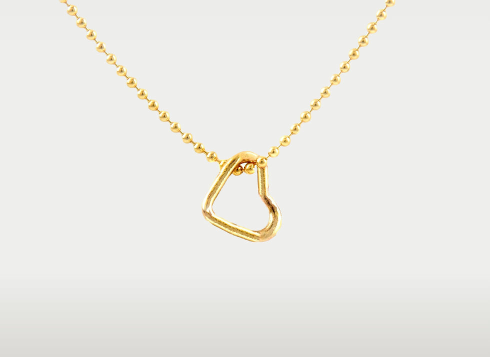 Gold Sweetheart Necklace