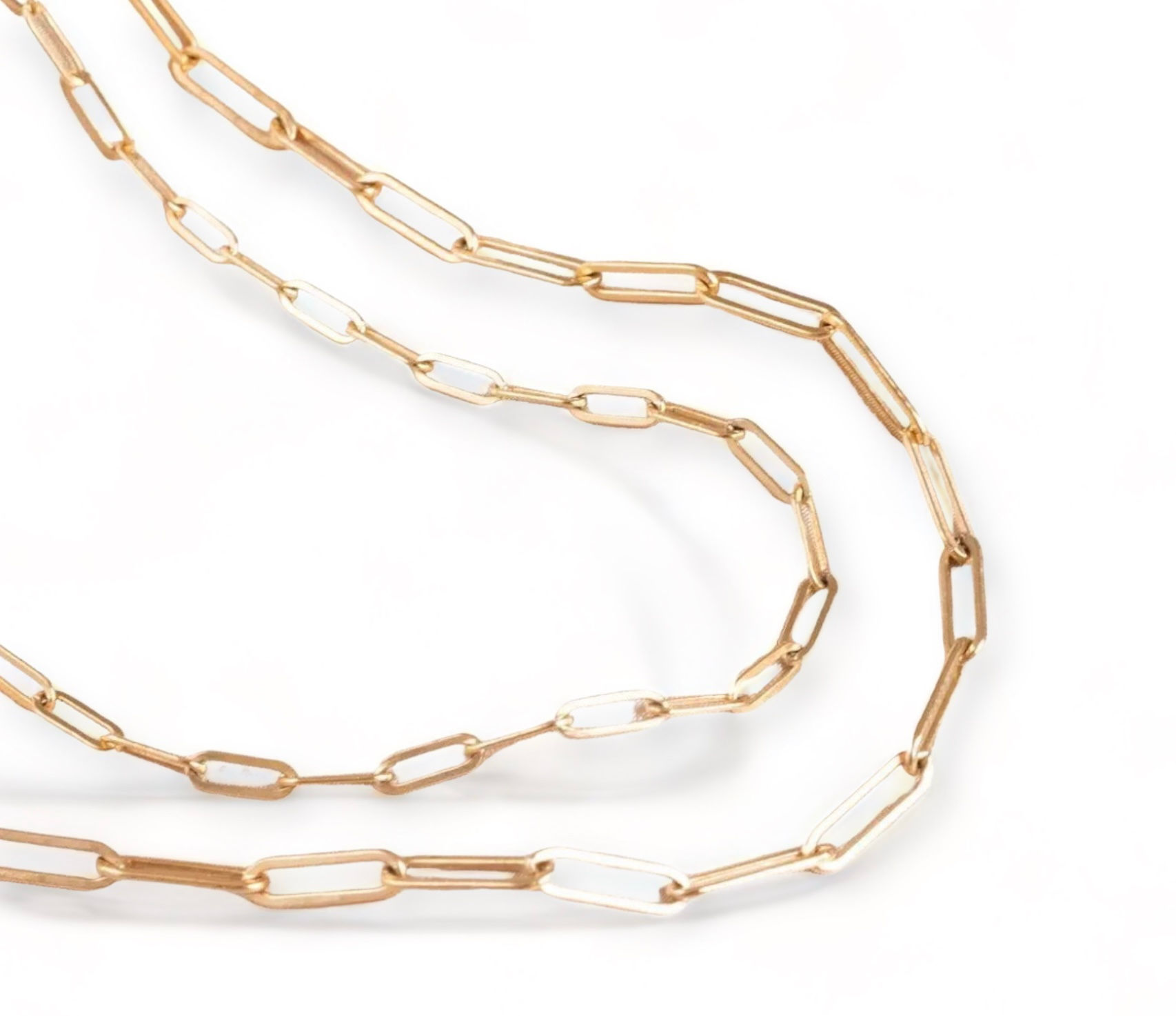 Laurel Paperclip Necklace