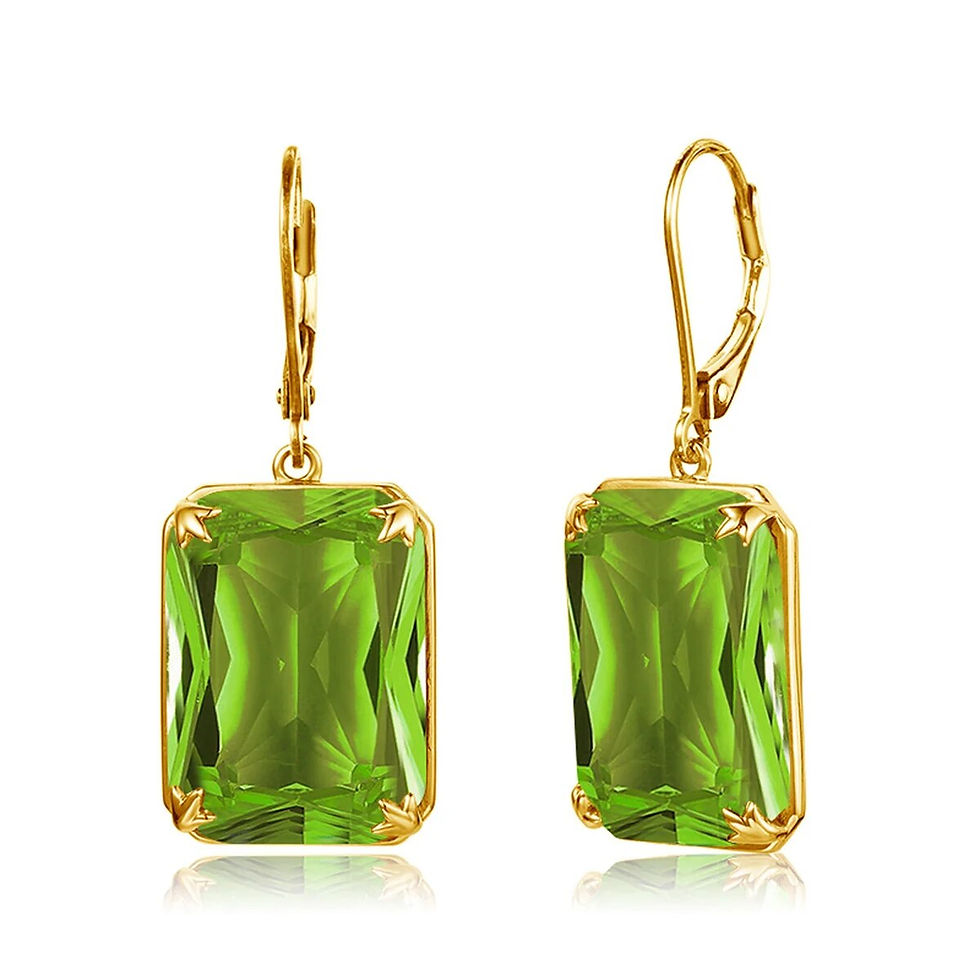 Thumbnail: Tava Aquamarine Earrings