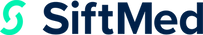 Dark blue SiftMed logo