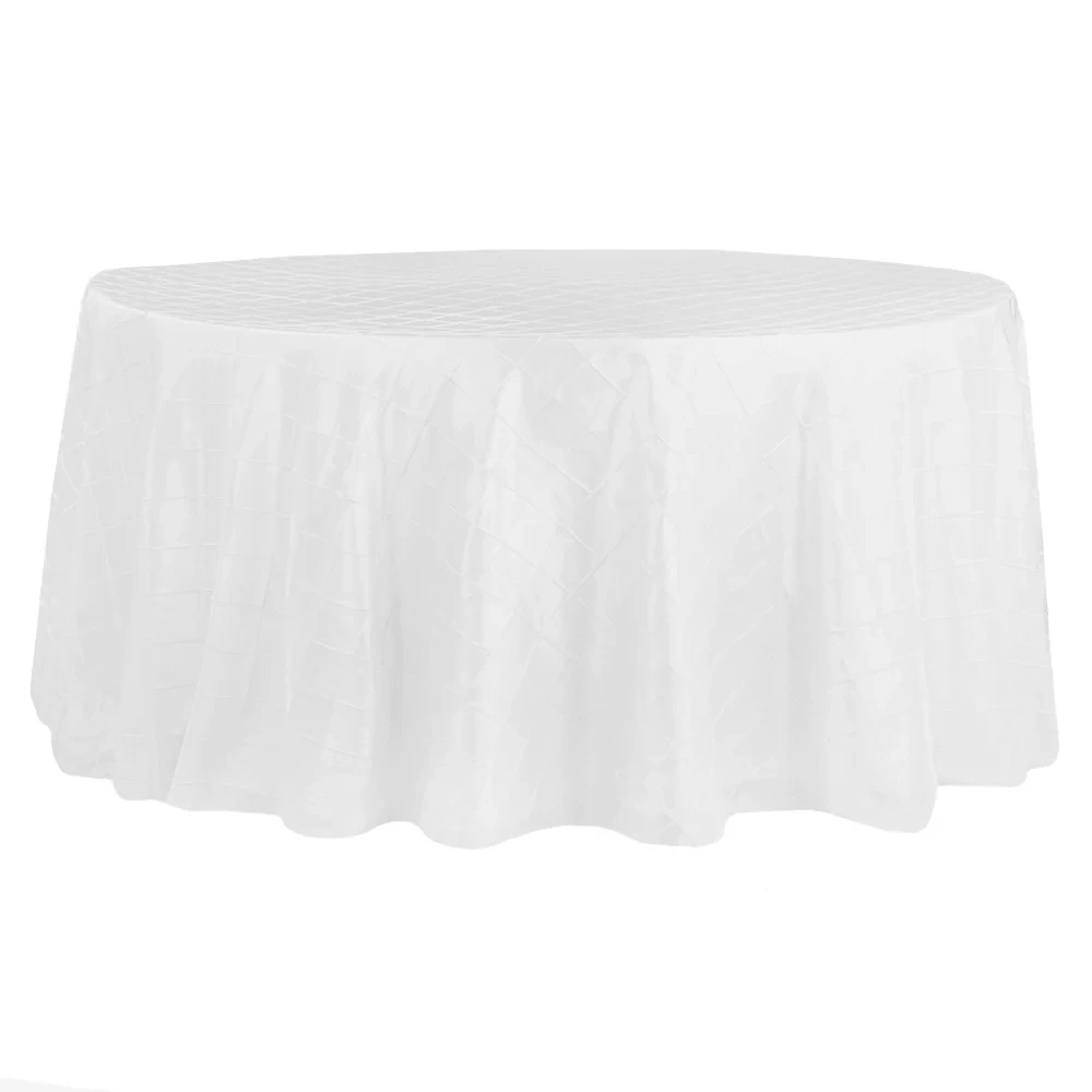 Pintuck 120" Round Tablecloth