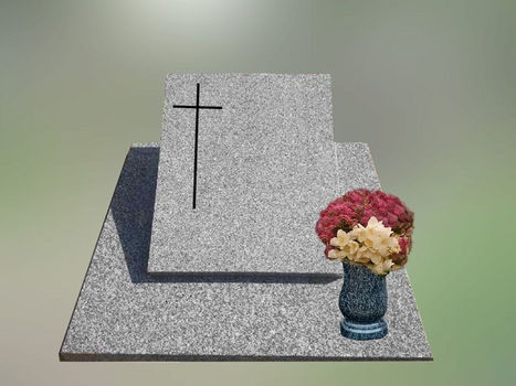 urnowy pomnik, cena 3 200 zł, Szary granit. Wymiar 74x74cm