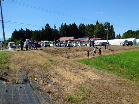 省力化実演の現地視察会を行いました！