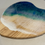 Thumbnail: Mother’s Day Heart shape Resin Coastal Pattern Wooden Chopping Board / Server 