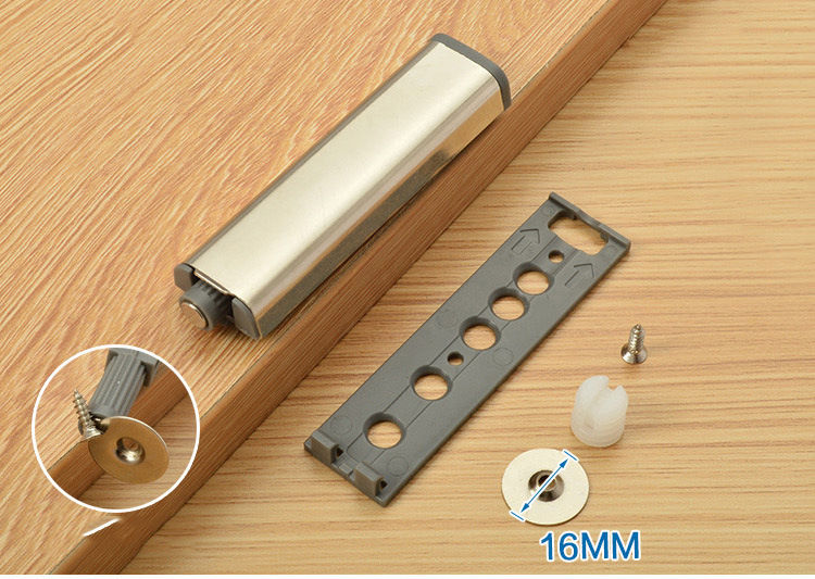 Miniature : KAK 10 pièces loquet d'armoire en acier inoxydable pousser pour ouvrir poignée