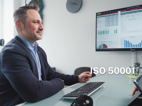 Energieeffizienzgesetz 2026: Einführung eines Energiemanagementsystems nach ISO 50001 für Unternehmen und öffentliche Einrichtungen zur Einhaltung der EnEfG-Pflichten und Steigerung der Energieeffizienz.