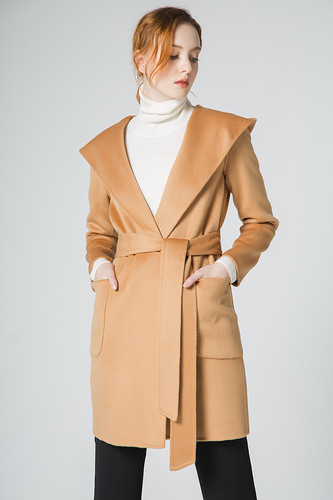 ★on&on★ [PREOPEN]Classic Wool Cashmere Jacket NEW5XJA22_9F Cashmere blend jacket with plucked mink - Fureco