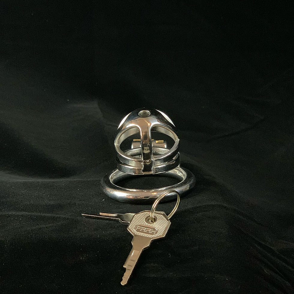 Thumbnail: Here Little Little Birdie (Micro) Stainless Steel Chastity Cage