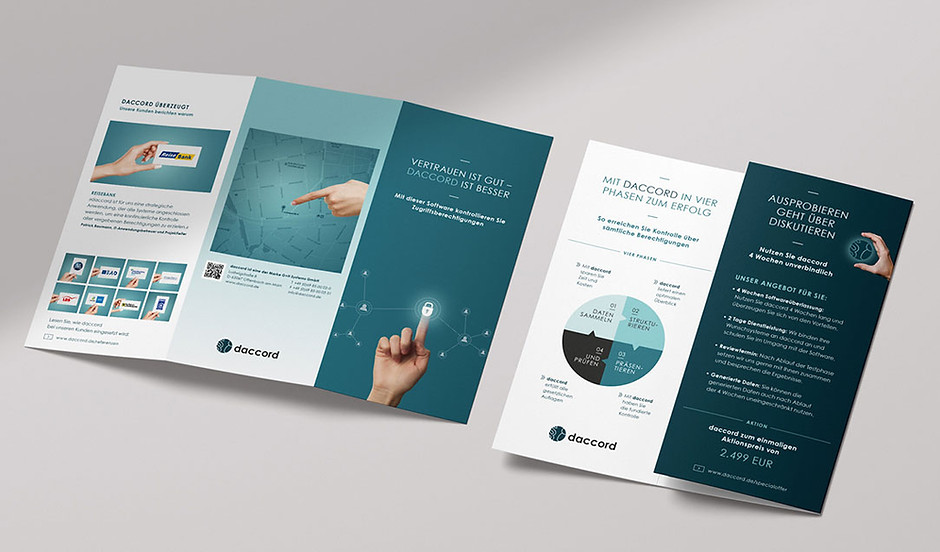 Flyer Werbemittel Corporate Design