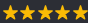 5 estrelas enviada pela cliente satisfeita pelos serviços