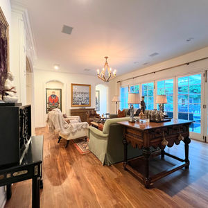 Family Room, Kitchen and Kitchen Dining Area