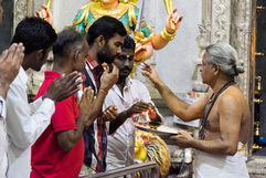 Daily Pooja at Sri Veeramakaliamman Temple