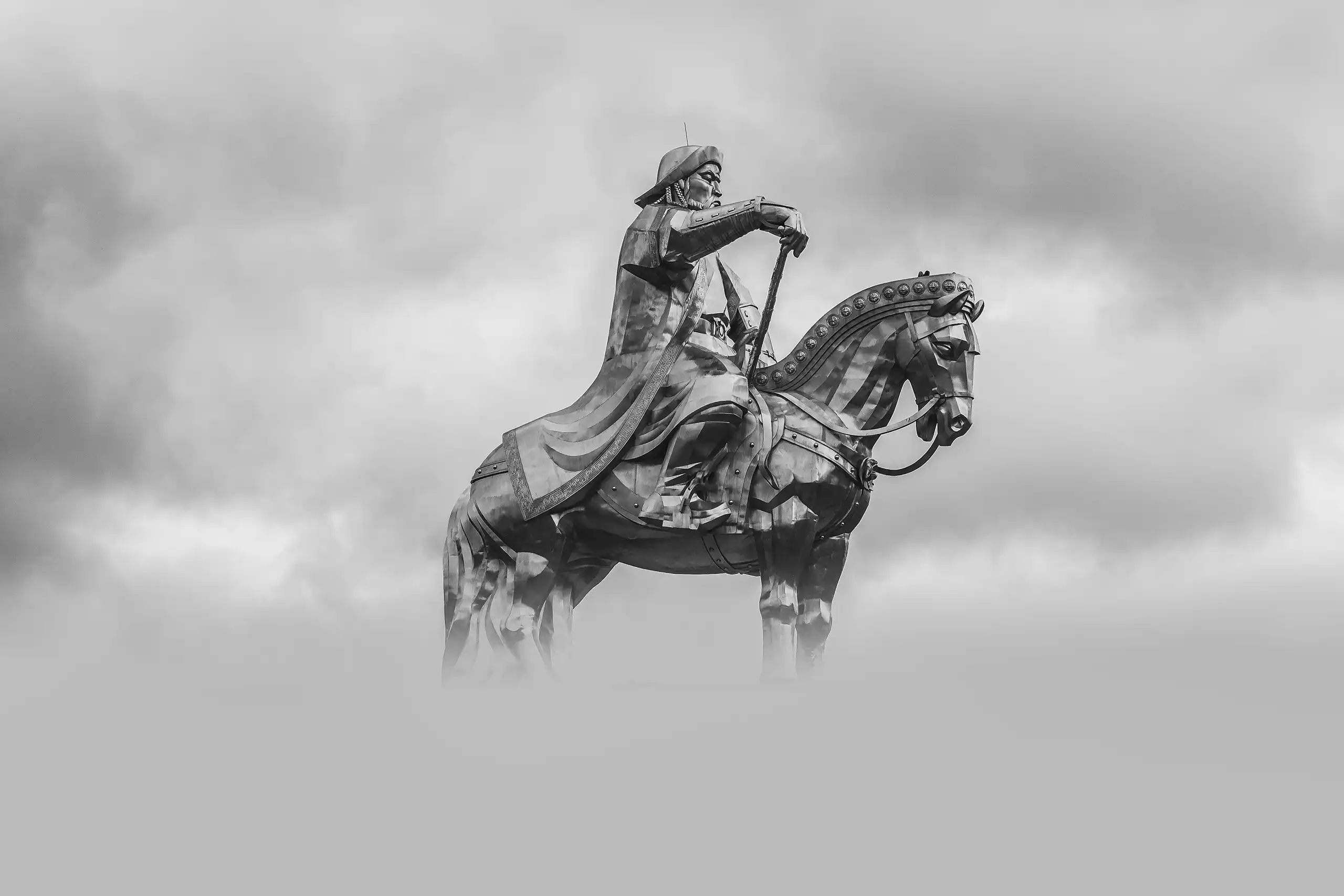 Genghis Khan equestrian statue, 40 metres high, is the world's tallest equestrian statue situated outskirts of Ulaanbaatar