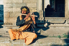 Sadhu at Pashupatinath Temple, Nepal