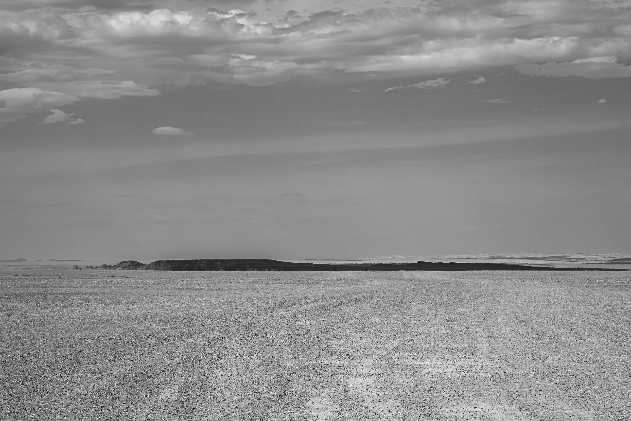Remote landscape of the Gobi Desert