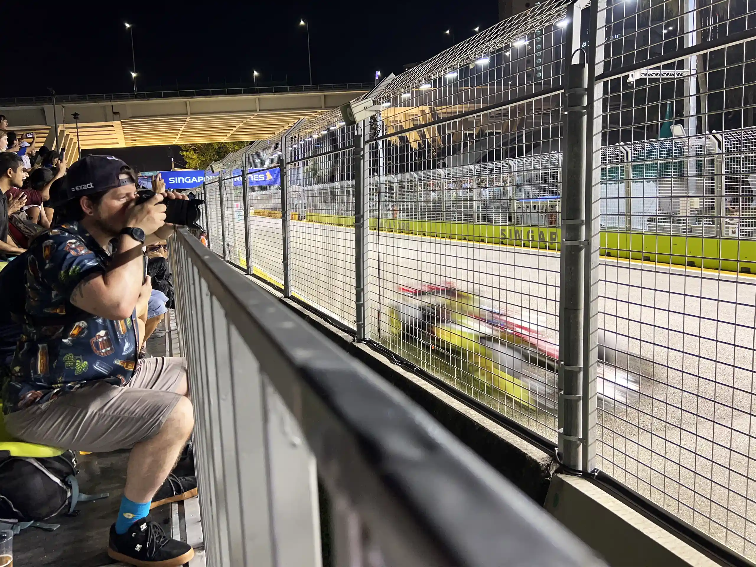 How to shoot a race car with an iPhone?