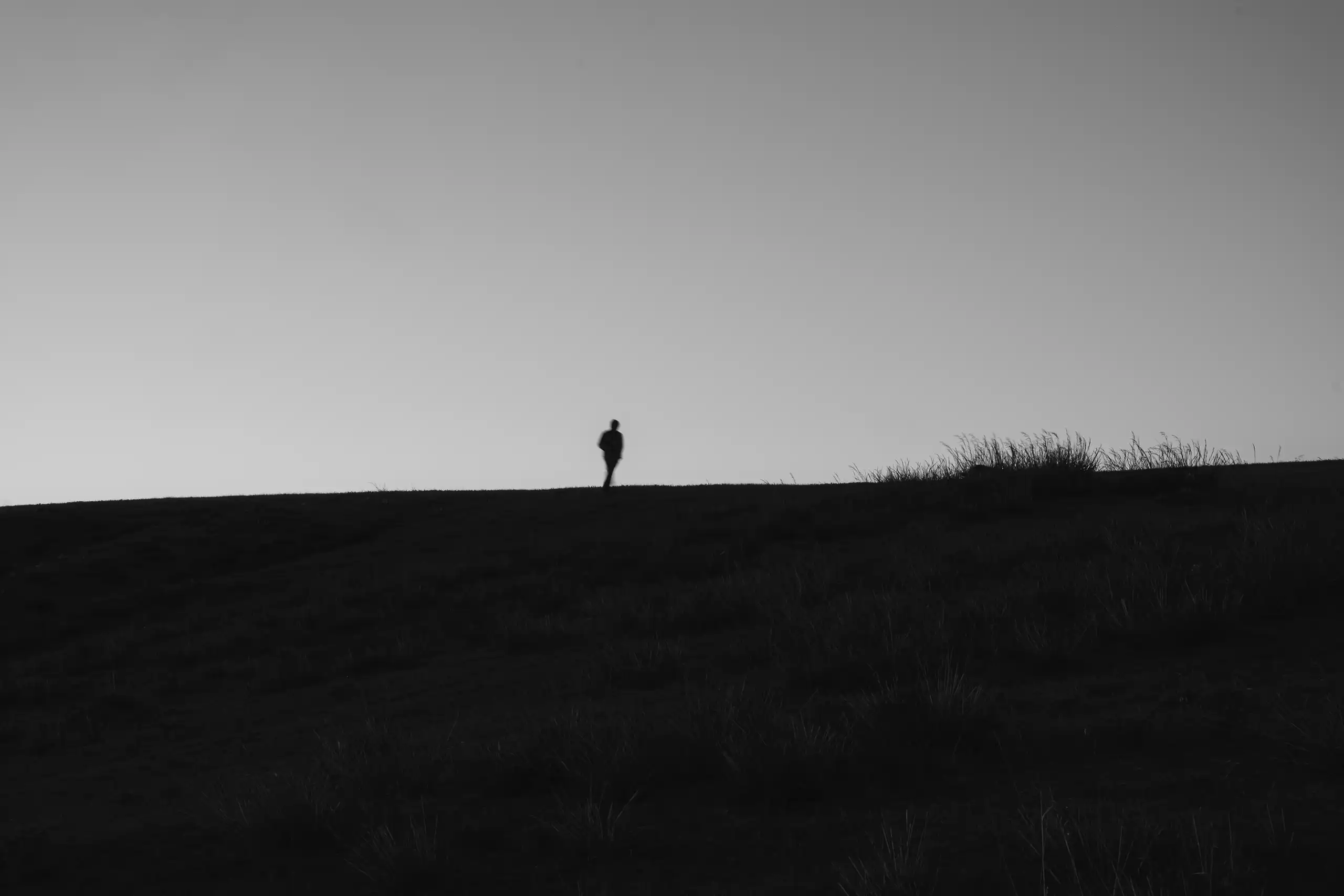 Walking in the cold wilderness of Mongolia