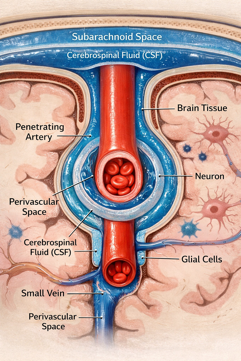perivascular space