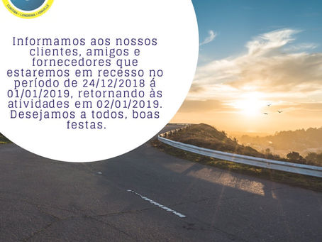 Recesso de Natal e Ano Novo