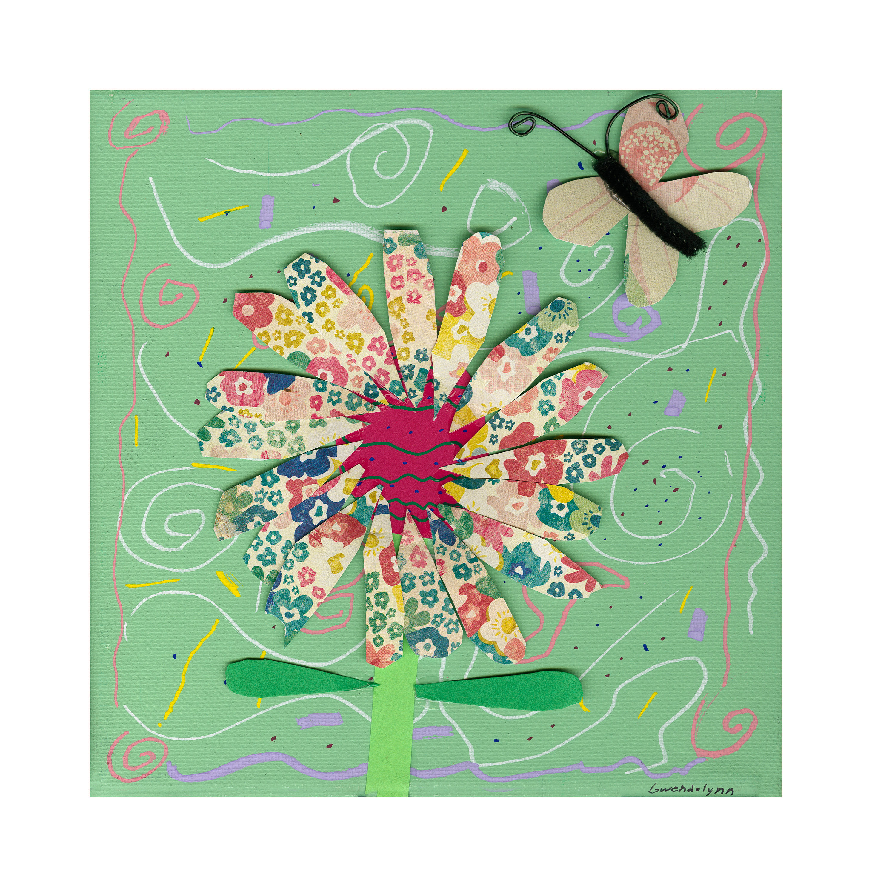 The Pretty Flower by Gwendolynn Hildebrand