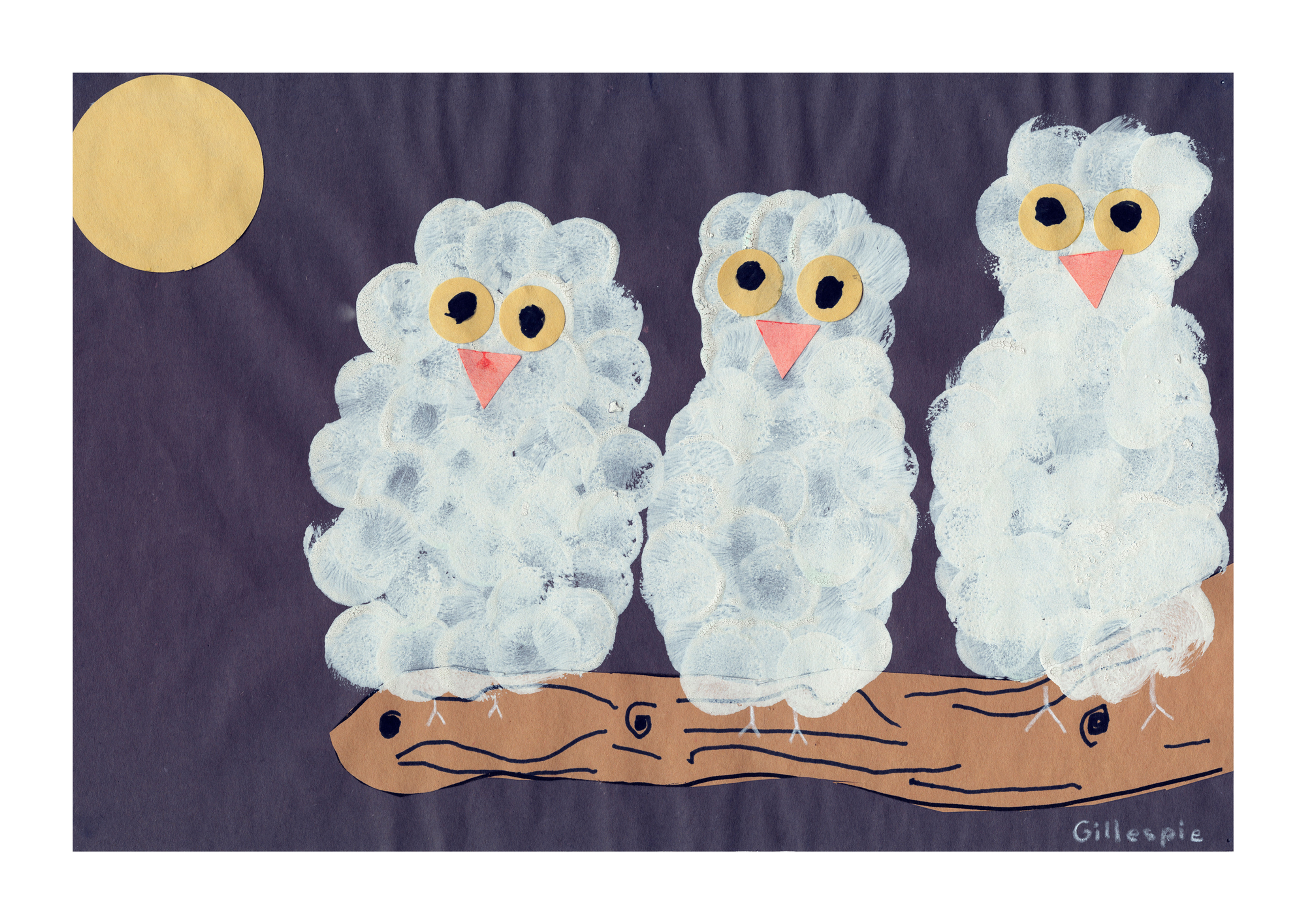Owl Babbies by Gillespe Serle