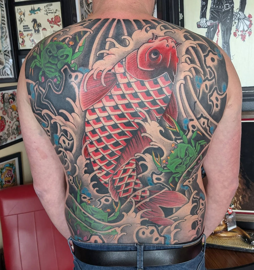 Tatouage Irezumi japonais