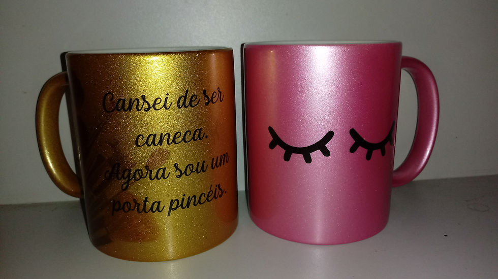 Caneca gliter