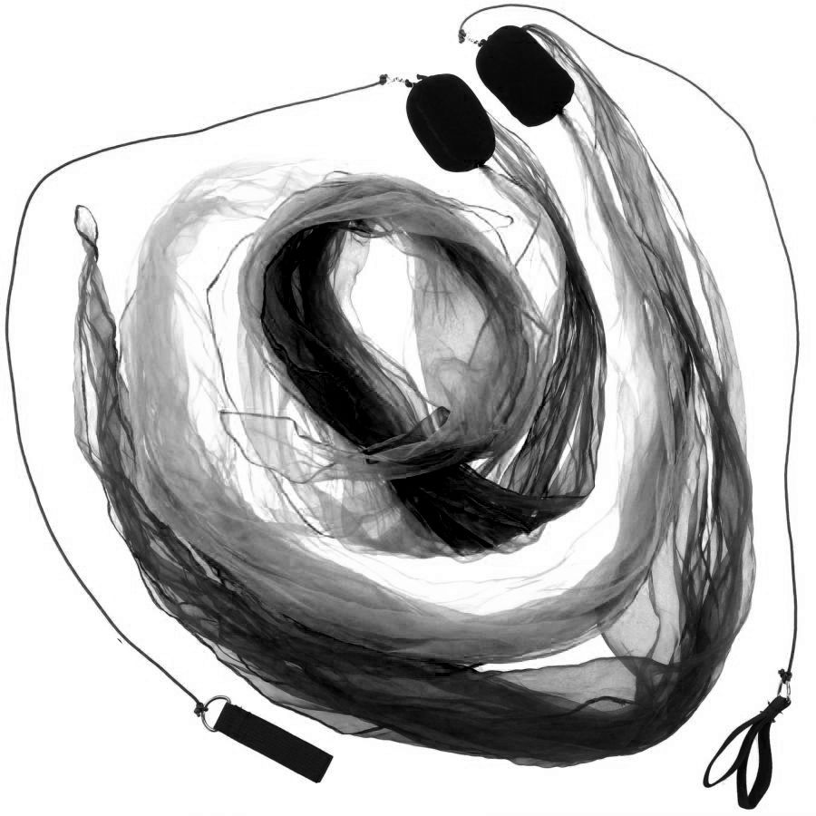 Fátyol poi fekete-fehér - PÁRBAN