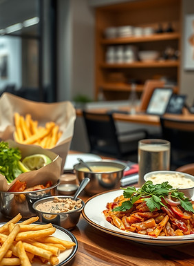 israeli food at the office.jpg