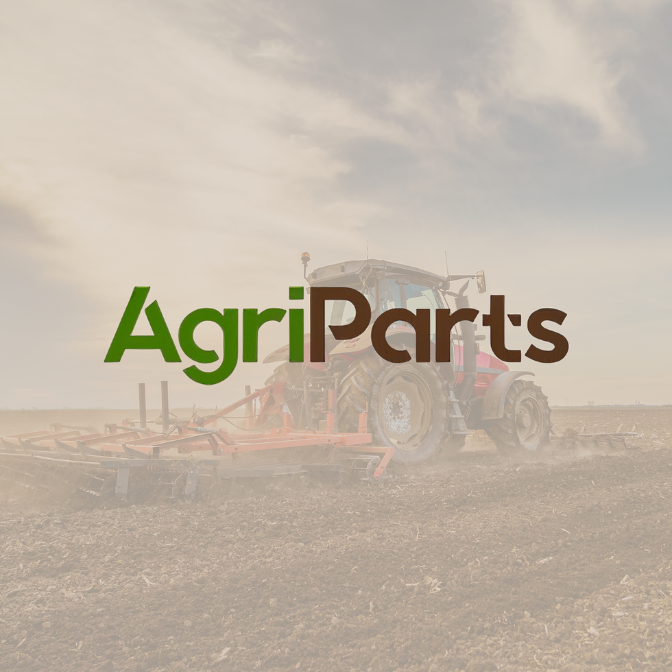 agriparts logo on tractor background