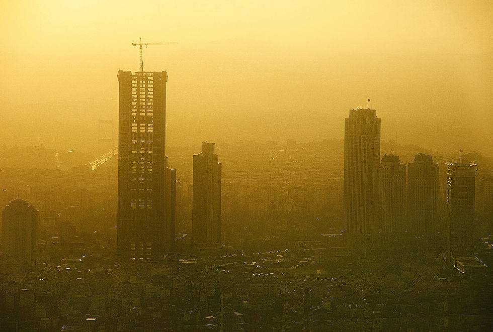 Istanbul Sapphire Aerial Photo construction phase