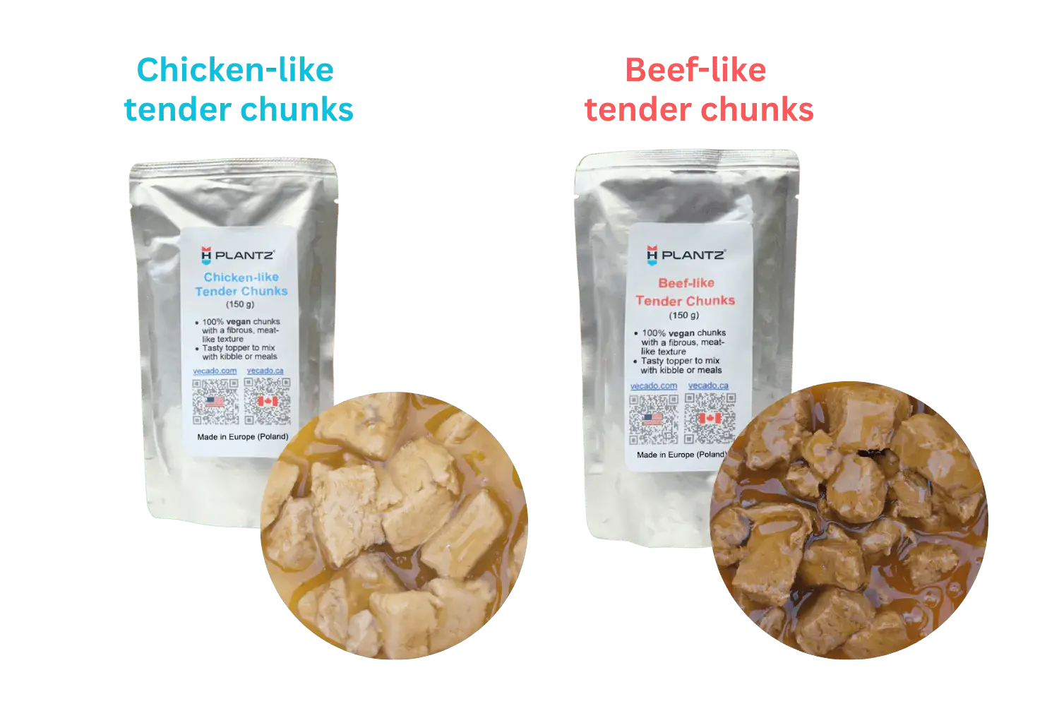 1 x chicken OR beef-like topper 150g