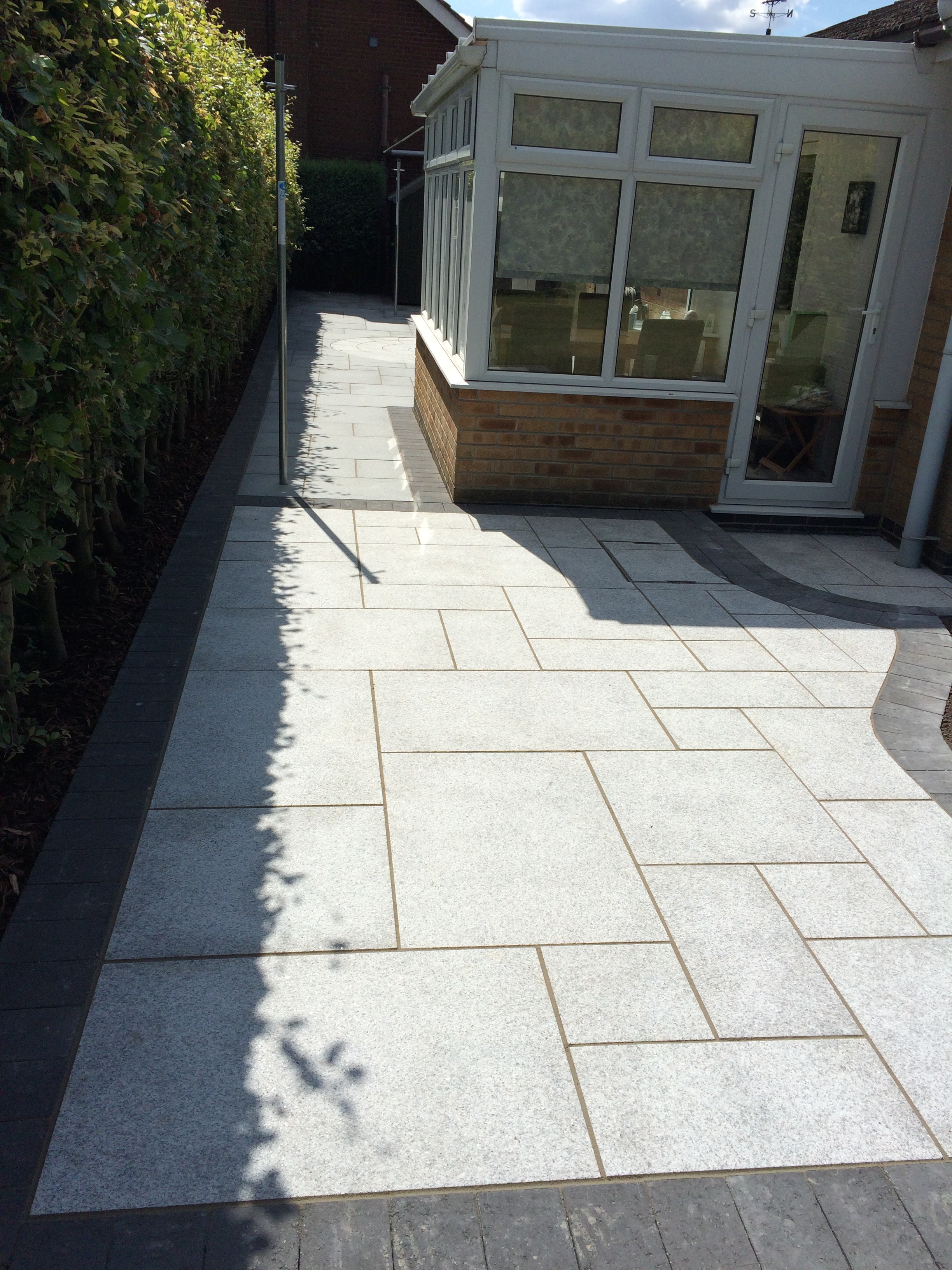 Grey Patio Paving