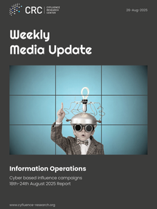 Weekly Report: Cyber-based hostile influence campaigns 18th - 24th August