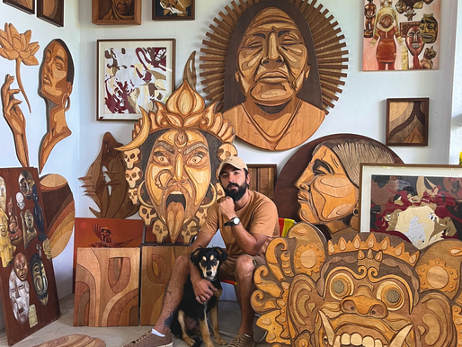 ‘Topografias Íntimas’: exposição gratuita de esculturas em madeira no Jardim Botânico