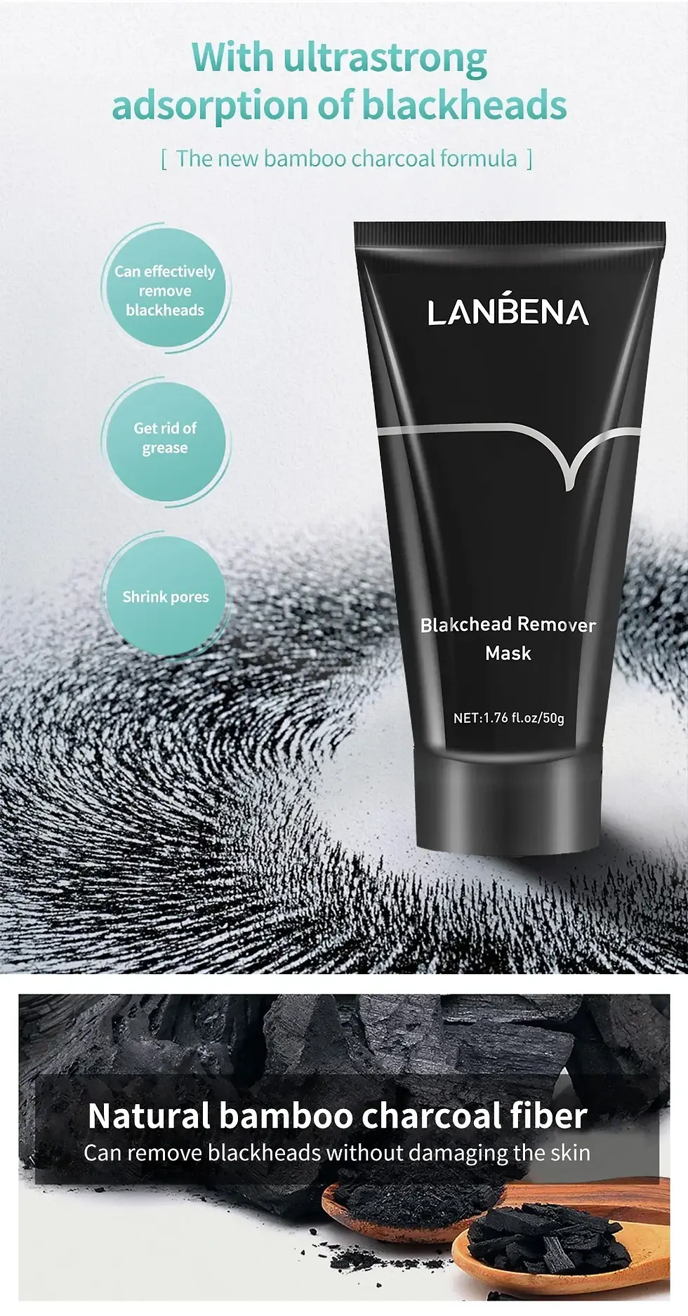 Thumbnail: LANBENA Remove Blackhead Mask Shrinking Pore Deep Cleaning Mask Improve Rough Sk