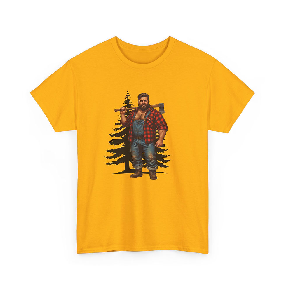 Thumbnail: Lumberjack Bear Gay Bear Pride Graphic Tee