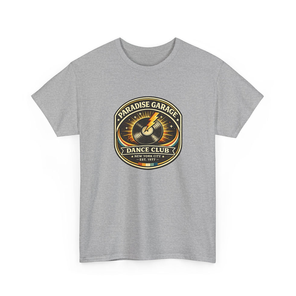 Thumbnail:  Paradise Garage Dance Club T-Shirt | Gay History NYC LGBTQ Tee