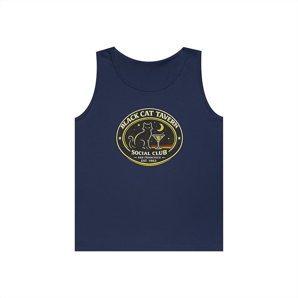 Thumbnail: Black Cat Tavern Social Club San Francisco Tank Top | LGBTQ Pride Vest